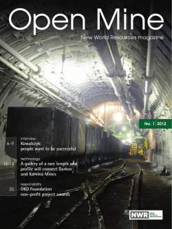 New World Resources magazine