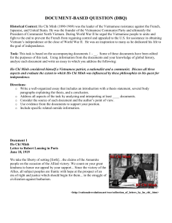 document-based question (dbq)
