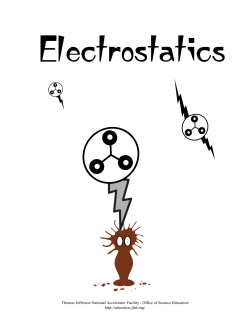 Electrostatics - Science Education at Jefferson Lab