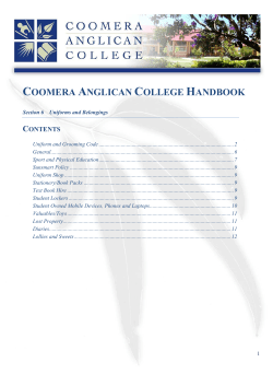 HB Section 6 - passmarc - Coomera Anglican College
