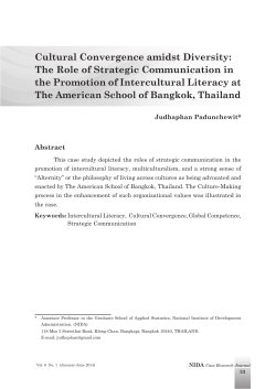 Cultural Convergence amidst Diversity: The Role of Strategic