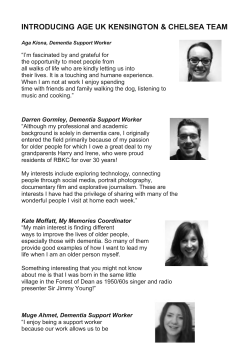 Meet The Team leaflet - People First website