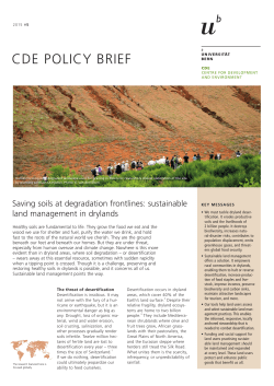 pdf, 645KB - Centre for Development and Environment