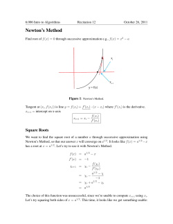 Newton`s Method