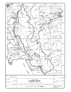 Elbow Sheep Wildland Provincial Park