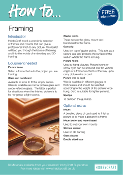 Framing - Hobbycraft