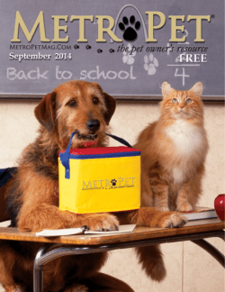 Metro Pet Sept 2014 - Animal Medical Center of Wentzville
