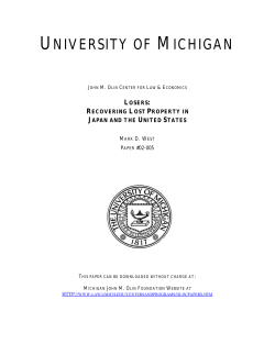 Losers - University of Michigan Law School