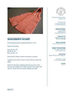 Seafarer`s Scarf - The Seamen`s Church Institute