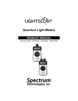 3415F Quantum Light Meters