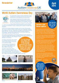 April 2011 Newsletter