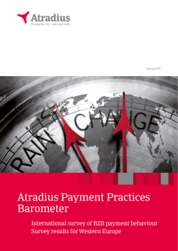 Atradius Payment Practices Barometer
