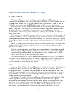 The Forefathers Monument: A Matrix of Liberty