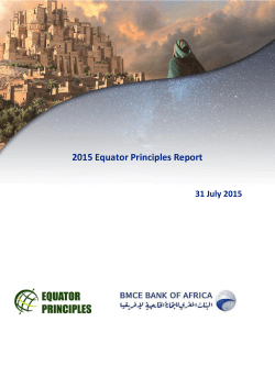 2015 Equator Principles Report