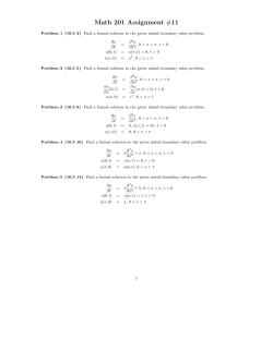 Math 201 Assignment #11