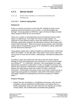 Positive Coping Skills FINAL DRAFT