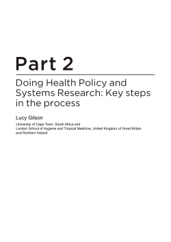 Part 2 - World Health Organization