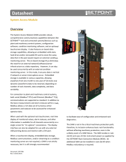 System Access Module - doc 1077786