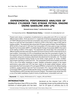experimental performance analysis of single cylinder two