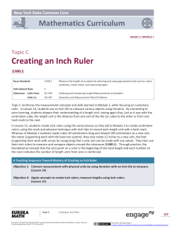 Creating an Inch Ruler