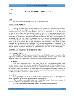 exam registration system