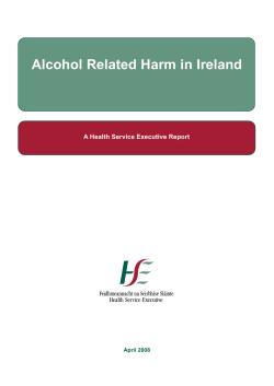 Alcohol Related Harm in Ireland