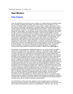 Fritzsche Nazi Modern