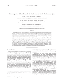 Intercomparison of Heat Fluxes in the South Atlantic. Part I: The