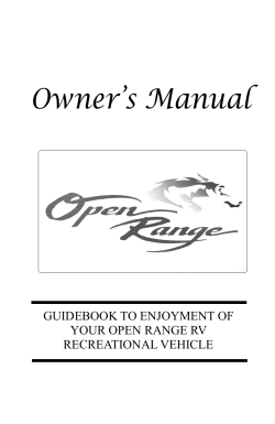 Owner`s Manual