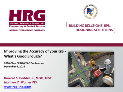 Improving the Accuracy of your GIS - What`s Good Enough?