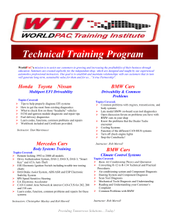 Technical Training Program Mercedes Cars