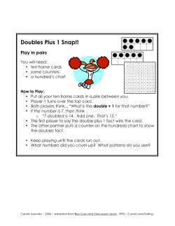 doubles-plus-one-snap - District 196 e