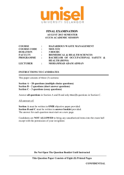 Exam Paper : MOS 3232 Session 4/2013/34