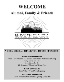 Donor - St. Mary`s High School