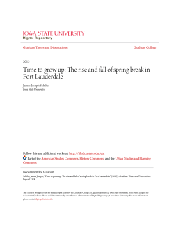 Time to grow up: The rise and fall of spring break in Fort Lauderdale