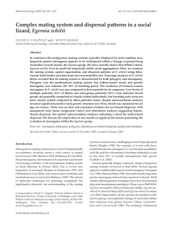 Complex mating system and dispersal patterns in a social