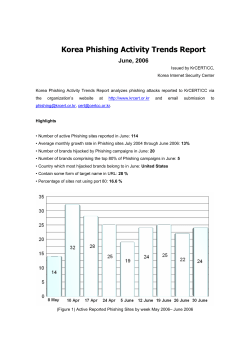 KrCERT/CC Phishing Incident Statistics - Anti