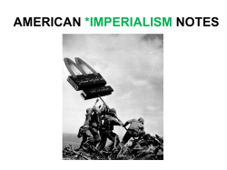 American Imperialism Notes