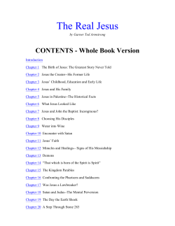 The Real Jesus - Garner Ted Armstrong Evangelistic Association
