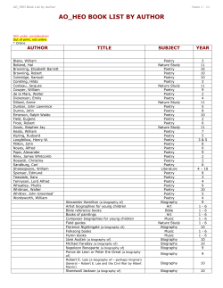 AO HEO BOOK LIST BY TITLE