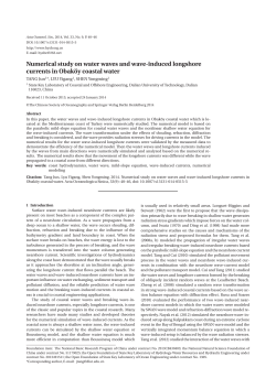 Numerical study on water waves and wave