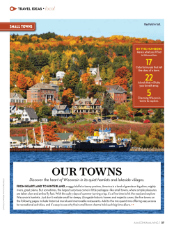 September 2015, “Bayfield: Small-Town Spotlight,” AAA Living