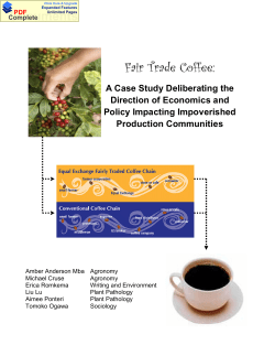 Fair Trade Coffee - Iowa State University