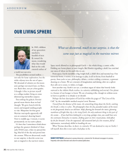 our living sphere