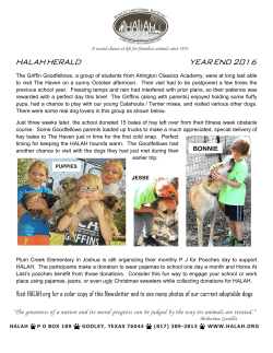 halah herald year end 2016 - Home At Last Animal Haven