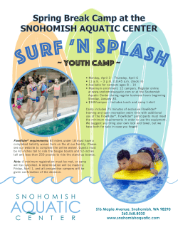 2017 Spring Break Camps
