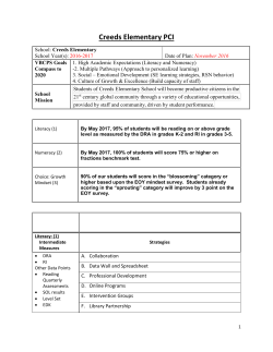 PCI - Creeds Elementary