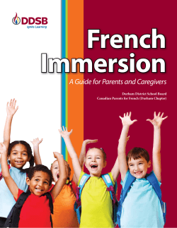 A Guide for Parents and Caregivers