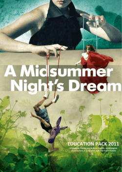 A Midsummer Night`s Dream Education Pack