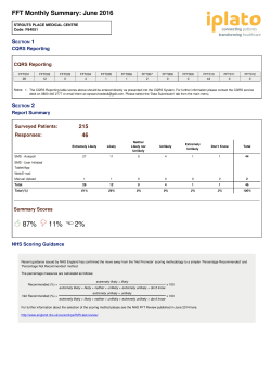 June 2016 - Strouts Place Medical Centre
